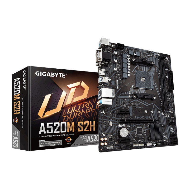 Matična plošča GIGABYTE GA-A520M-S2H, DDR4, AM4, mATX