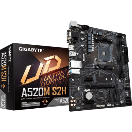 Matična plošča GIGABYTE GA-A520M-S2H, DDR4, AM4, mATX