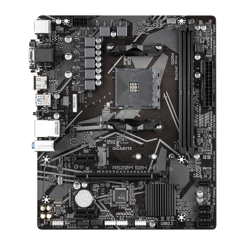 Matična plošča GIGABYTE GA-A520M-S2H, DDR4, AM4, mATX