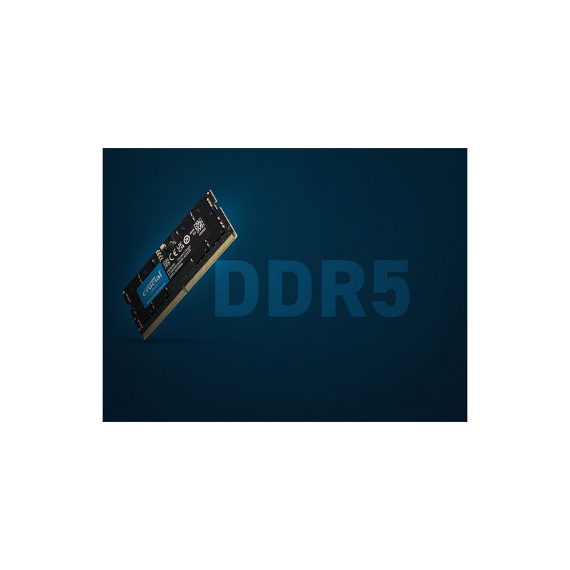 Pomnilnik za prenosnik SODIMM DDR5 16GB PC5-38400 4800MT/s CL40 1.1V Crucial