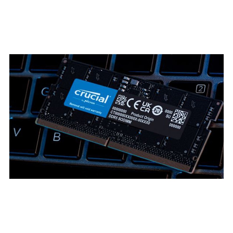 Pomnilnik za prenosnik SODIMM DDR5 16GB PC5-38400 4800MT/s CL40 1.1V Crucial