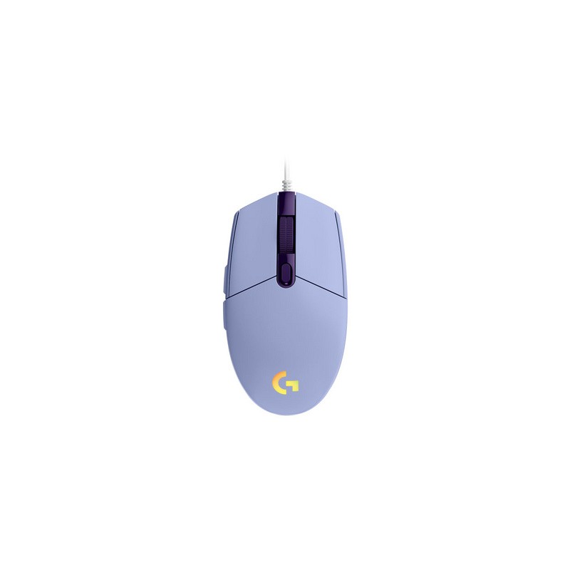 Miška Logitech G102 LIGHTSYNC, vijolična
