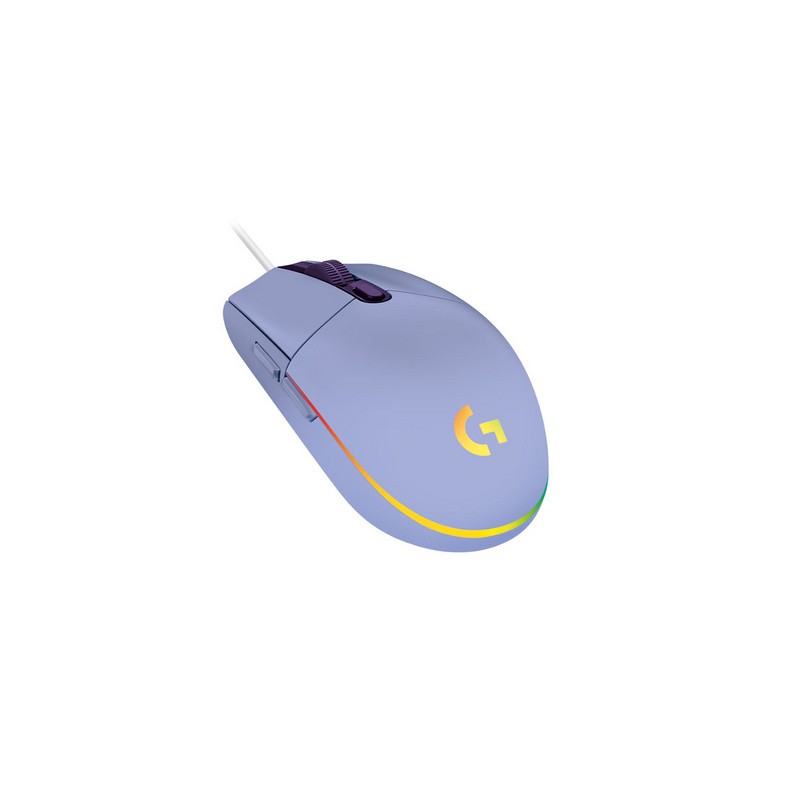 Miška Logitech G102 LIGHTSYNC, vijolična