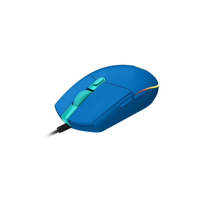 Miška Logitech G102 LIGHTSYNC, modra