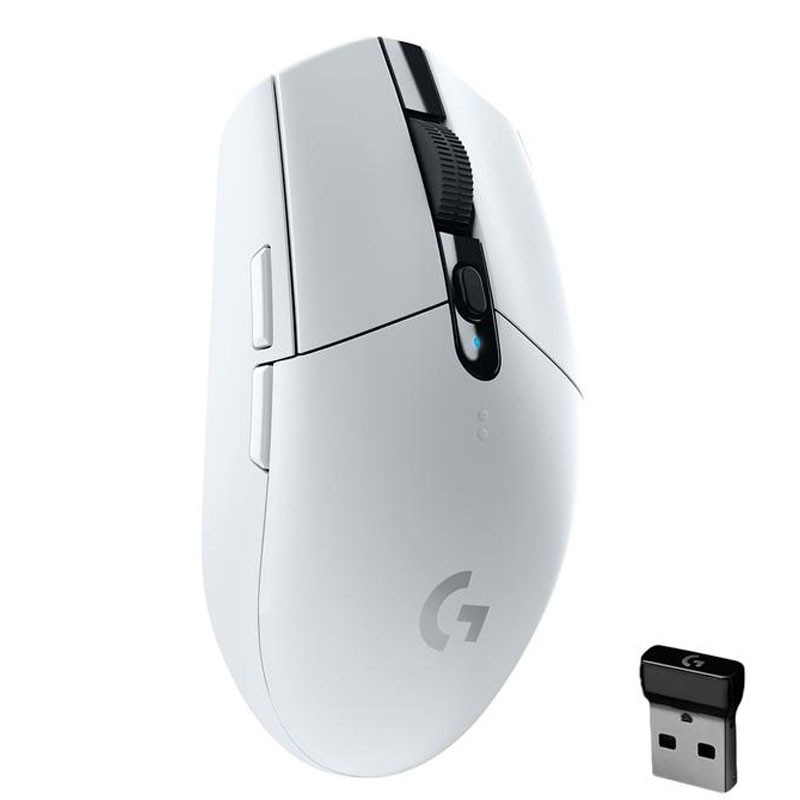 Miška Logitech G305 LIGHTSPEED Wireless Gaming, bela