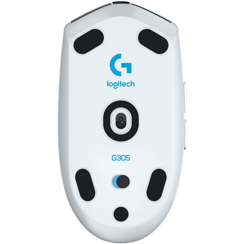 Miška Logitech G305 LIGHTSPEED Wireless Gaming, bela