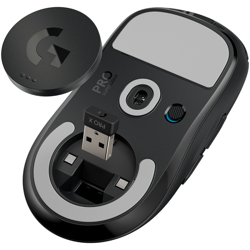 Miška Logitech G PRO X SUPERLIGHT Wireless, črna