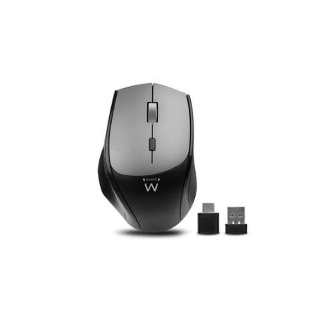 Miška Ewent Dual-Connect Silent Wireless, črna