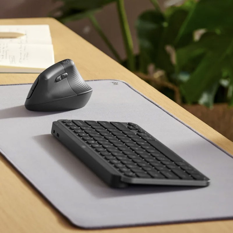 Miška Logitech Lift LEFT Vertical Ergonomic, grafitna