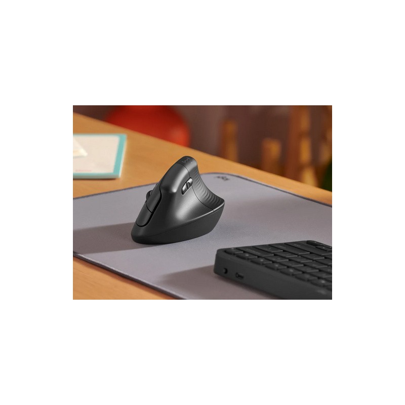 Miška Logitech Lift Vertical Ergonomic, grafitna