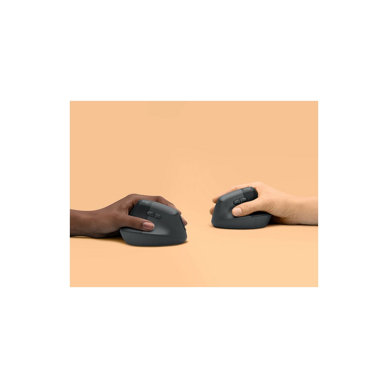 Miška Logitech Lift Vertical Ergonomic, grafitna