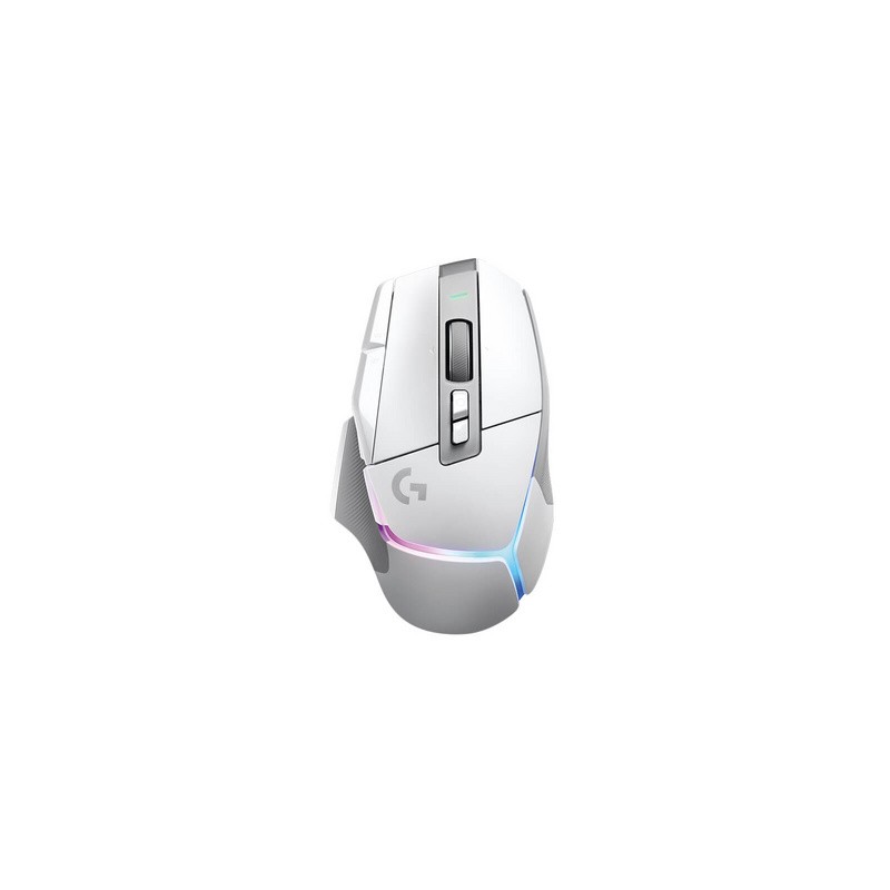 Miška Logitech G502 X PLUS, Wireless, RGB, bela
