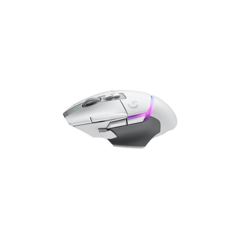 Miška Logitech G502 X PLUS, Wireless, RGB, bela