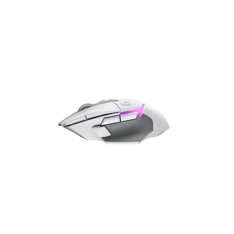 Miška Logitech G502 X PLUS, Wireless, RGB, bela