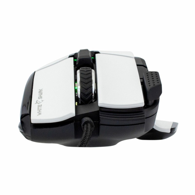 Miška WHITE SHARK GM-9006 MARROK-W, bela