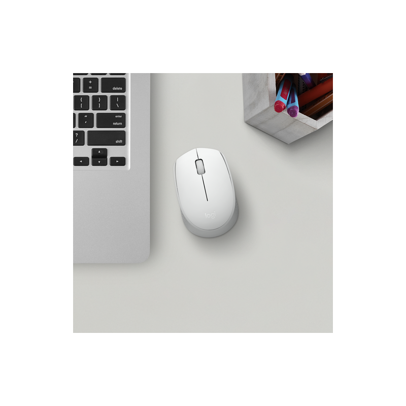 Miška Logitech M171 Wireless, bela