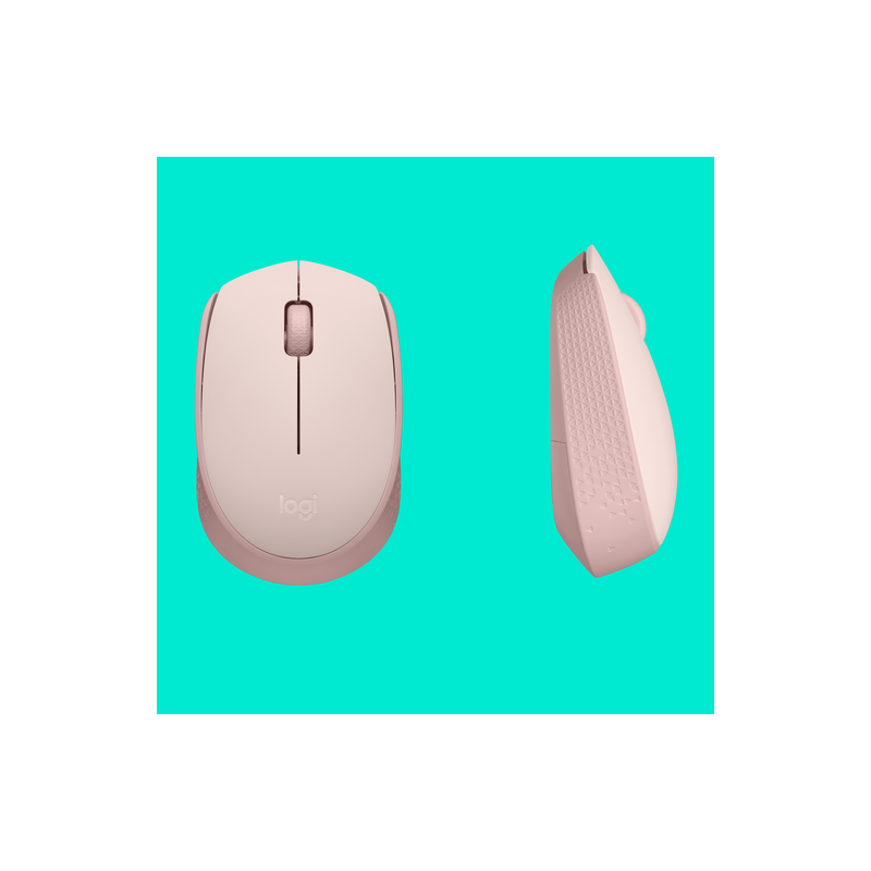 Miška Logitech M171 Wireless, roza