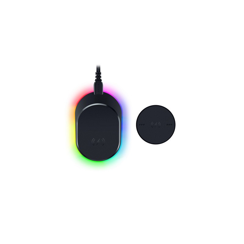Polnilna postaja Razer Mouse Dock Pro s polnilnim ploščkom