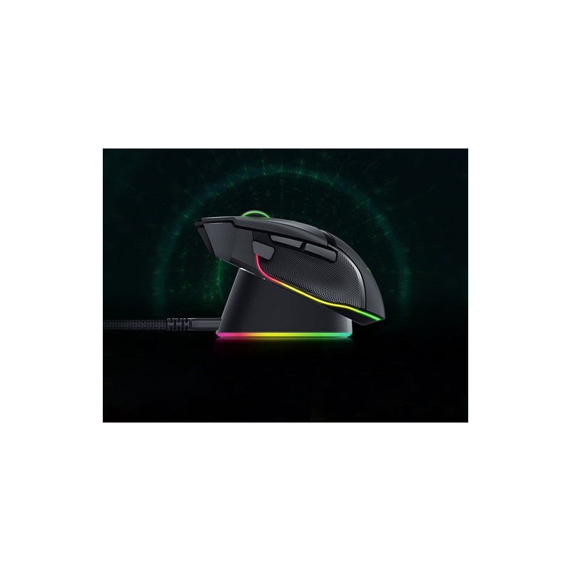 Polnilna postaja Razer Mouse Dock Pro s polnilnim ploščkom