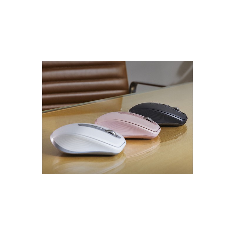 Miška Logitech MX Anywhere 3S, Bluetooth, DarkField laser, roza