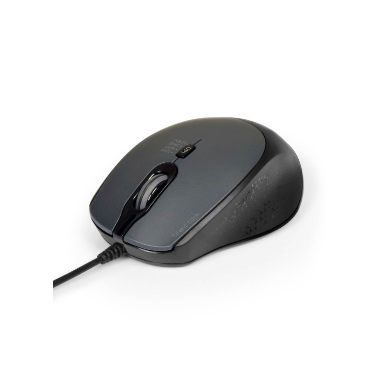 Miška USB PORT 900711, tiha, črna