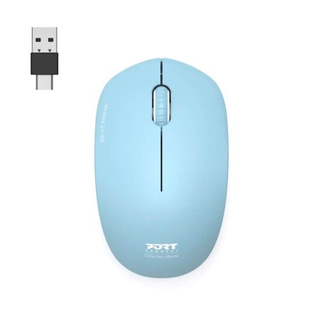 Miška USB PORT WL, svetlo modra