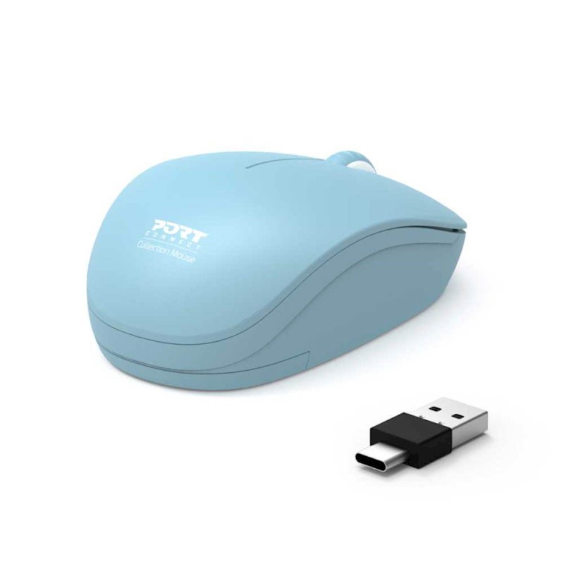 Miška USB PORT WL, svetlo modra