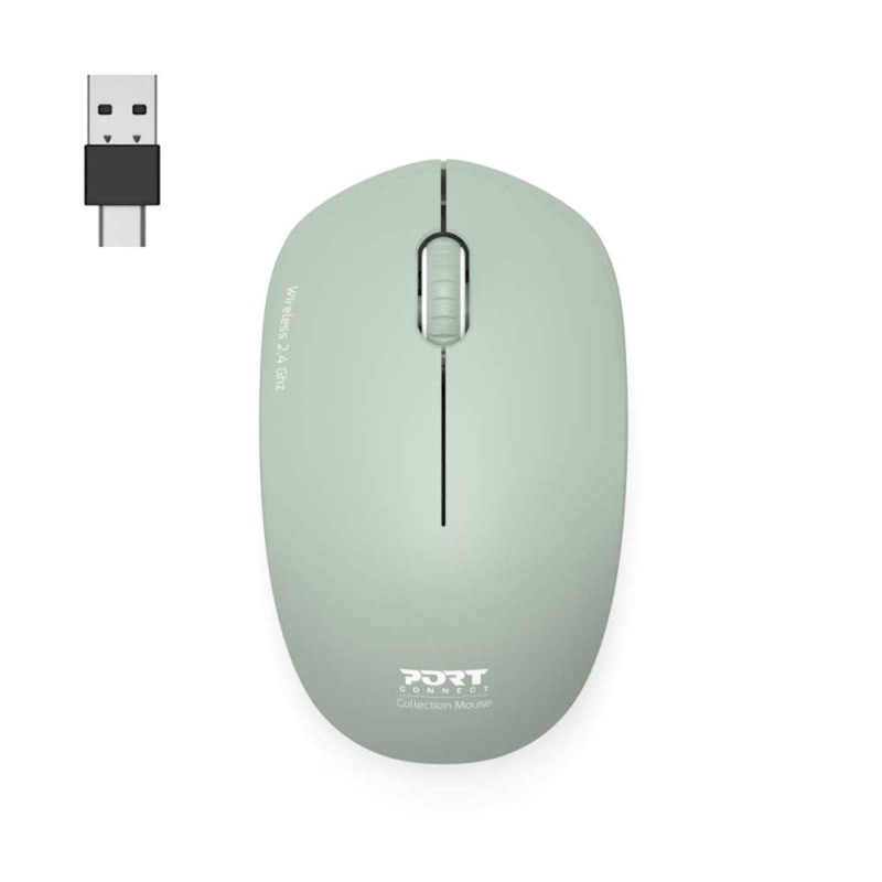 Miška USB PORT WL, zelena