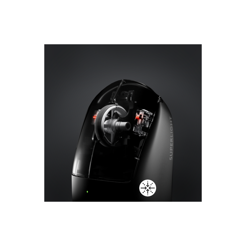 Miška Logitech G PRO X SUPERLIGHT 2, brezžična, črna