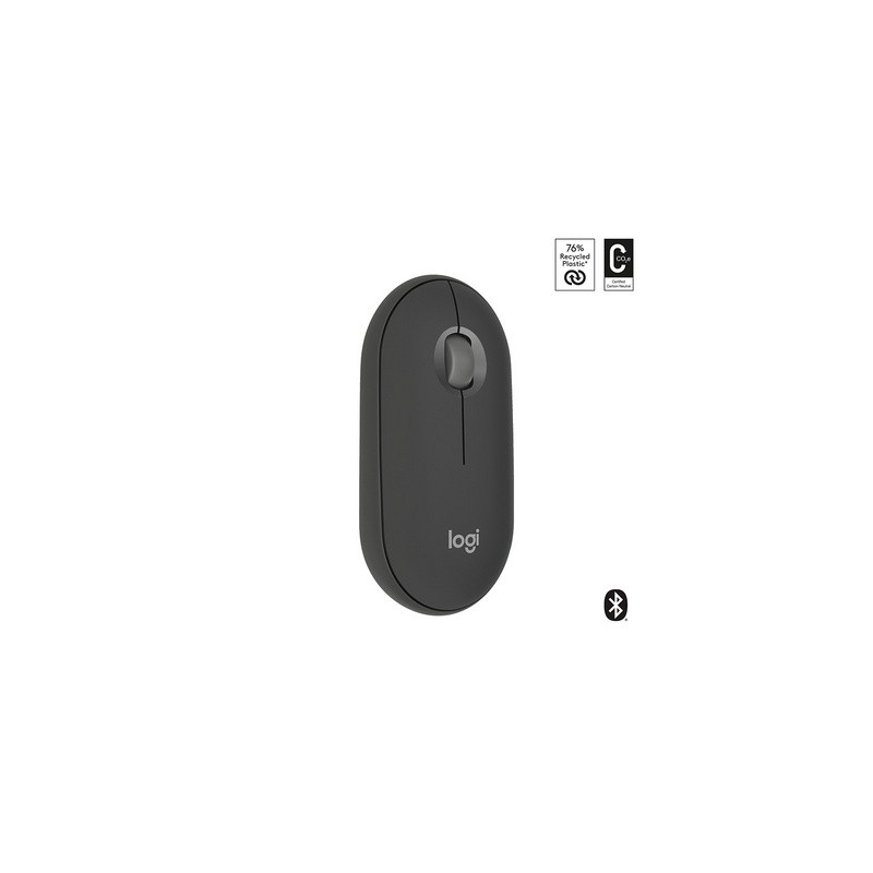 Miška brezžična Logitech Pebble 2 M350S, grafitna