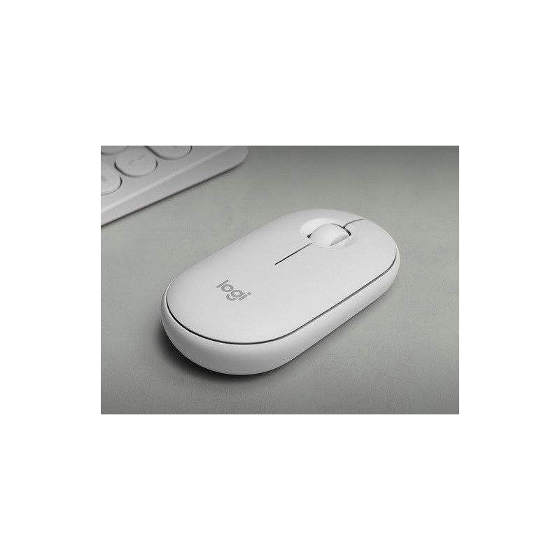 Miška brezžična Logitech Pebble 2 M350S, bela