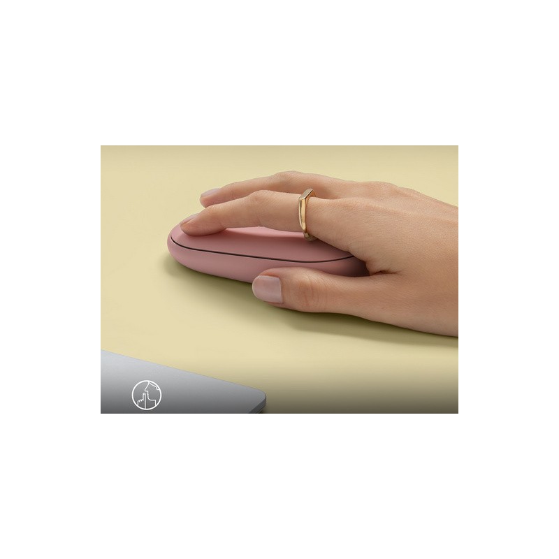 Miška brezžična Logitech Pebble 2 M350S, roza