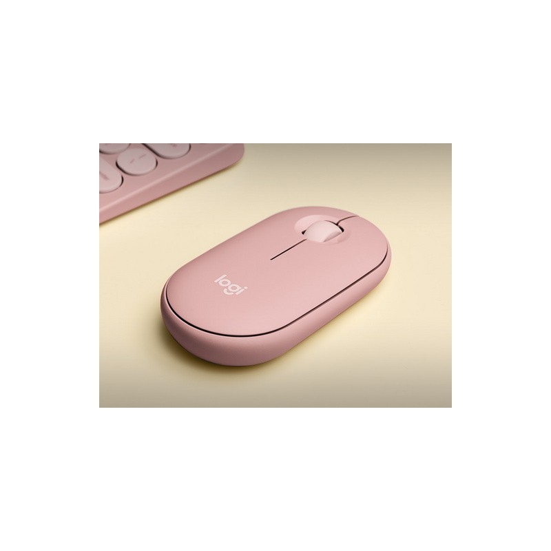 Miška brezžična Logitech Pebble 2 M350S, roza