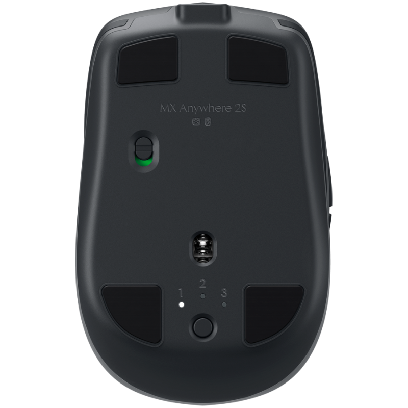 Miška Logitech MX Anywhere 2S, Bluetooth Edition, grafitna