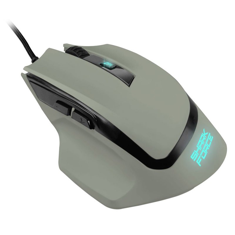 Miška SHARKOON SHARK Force II USB, optična, siva