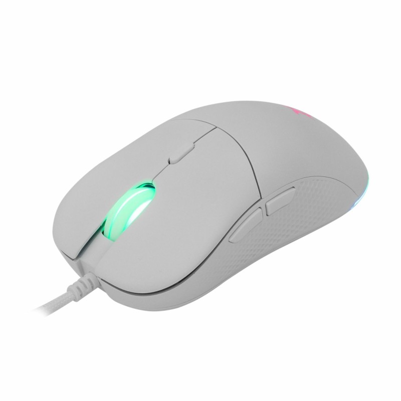 Miška WHITE SHARK BAGDEMAGUS bela, GM-5010