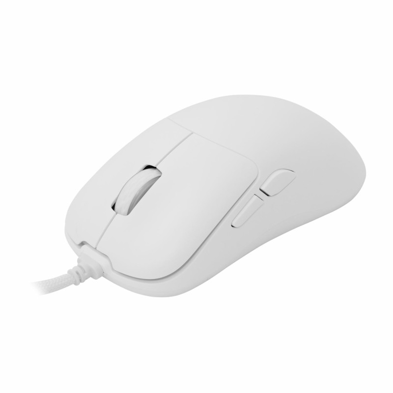 Miška WHITE SHARK GRAPHENE bela, GM-5014