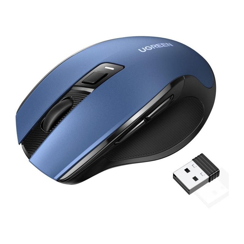 Miška Ugreen z USB sprejemnikom, modra