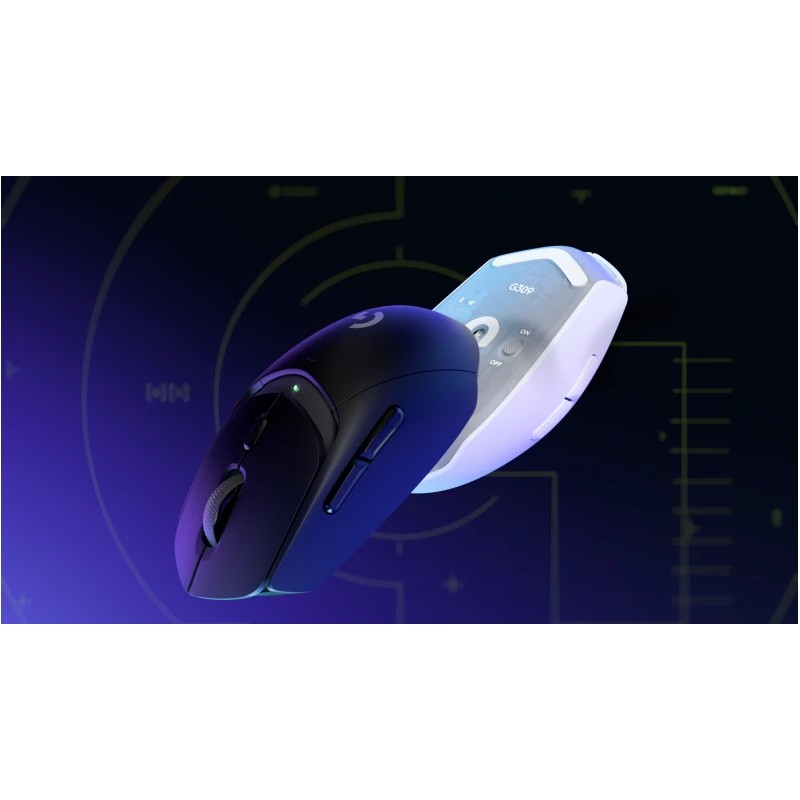 Miška Logitech G309 LIGHTSPEED, bela