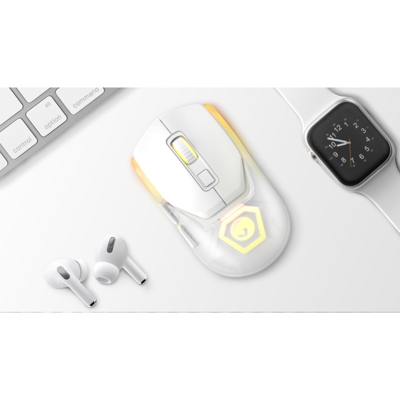 Miška Marvo Fit Pro G1W, bela