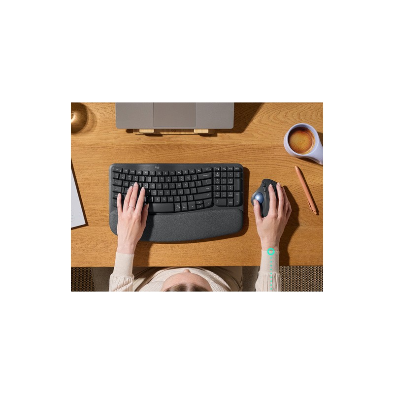 Miška Logitech M575 S, grafitna