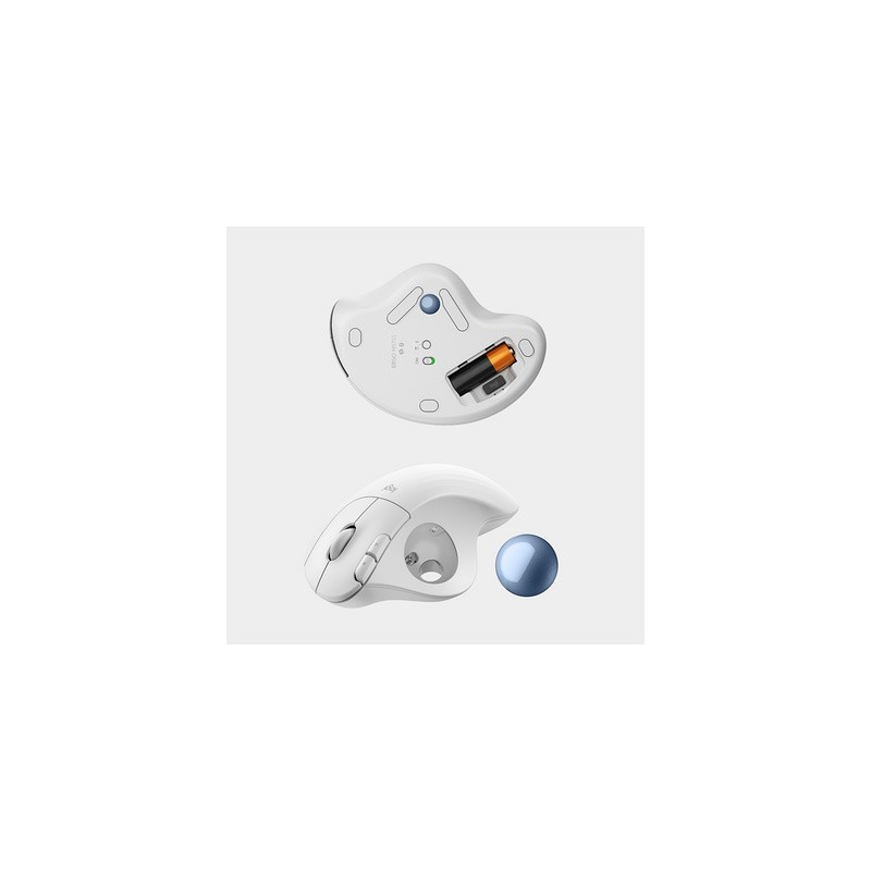 MIška Logitech M575 S, bela