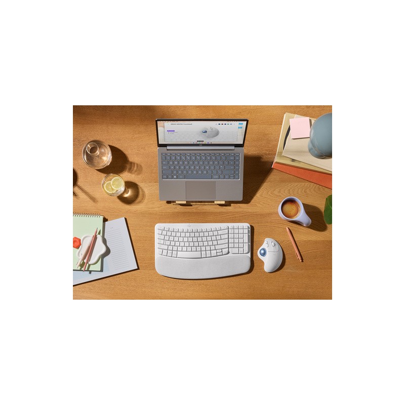 MIška Logitech M575 S, bela