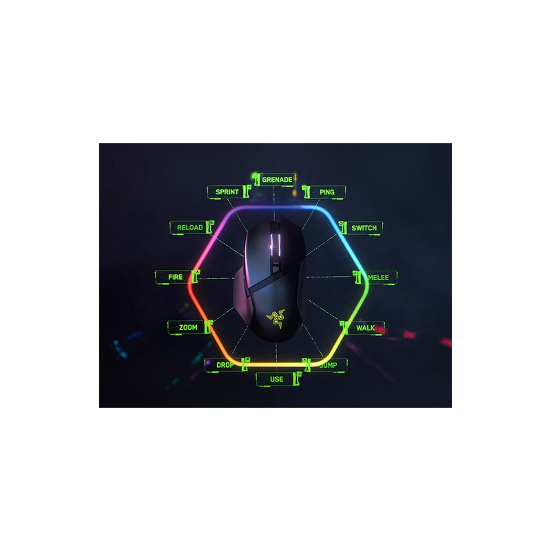 Miška Razer Basilisk V3 Pro 35K, črna
