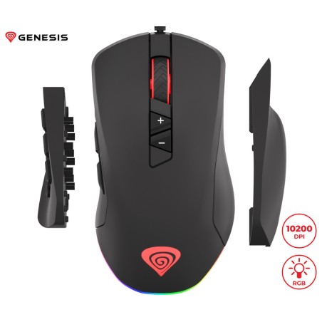 Miška Genesis Xenon 770, črna