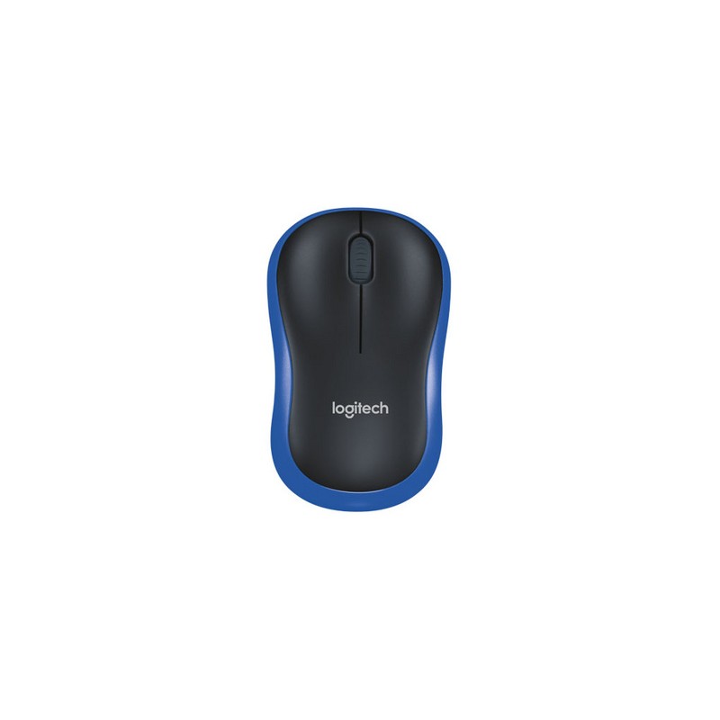 Miška Logitech M185 Wireless, modra,