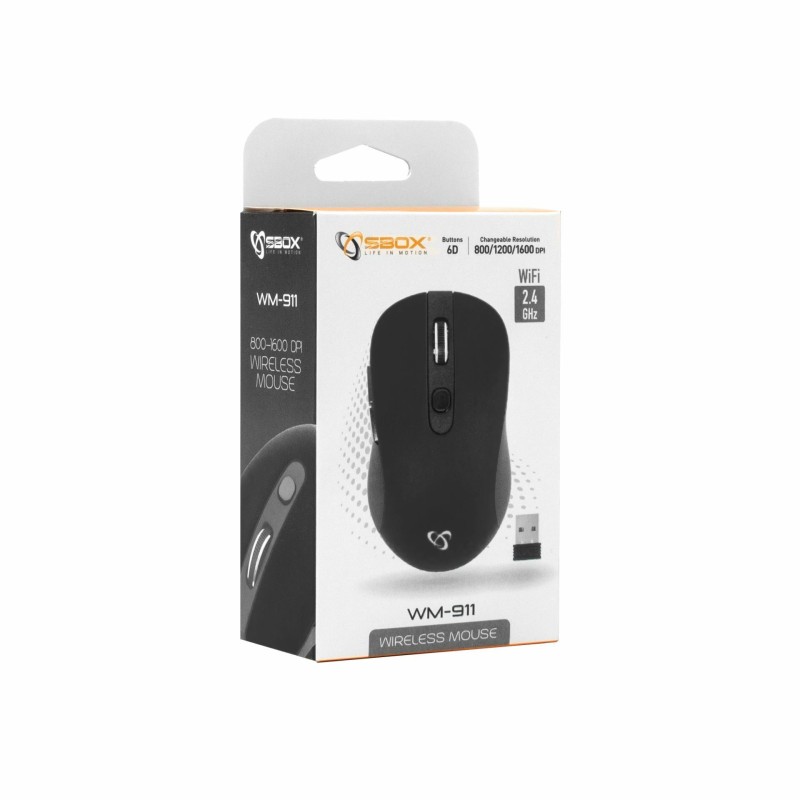Miška SBOX USB WM-911, črna