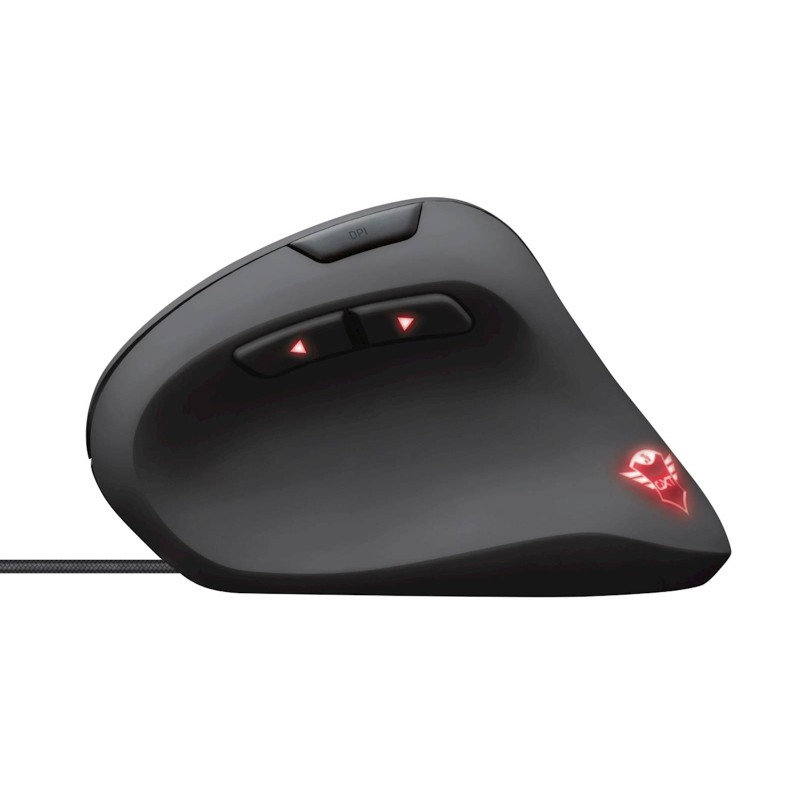 Miška Trust Gaming GXT 144 REXX ERGO, črna