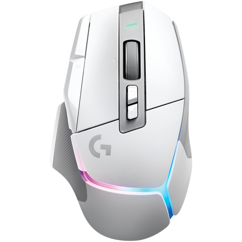 Miška LOGITECH G502 X PLUS LIGHTSPEED, bela