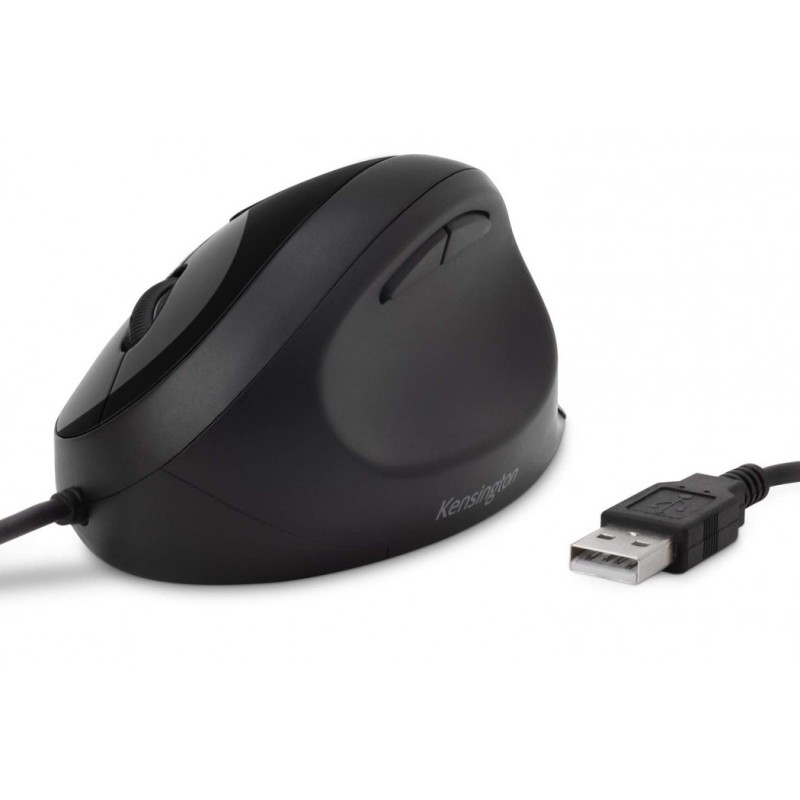 Miška Kensington Pro Fit K75403EU, ergonomska, črna